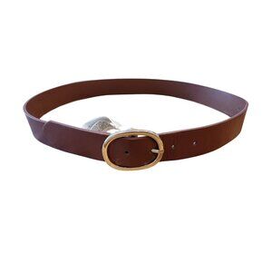 Women's Oval Center Bar Belt - Universal Thread Cognac
